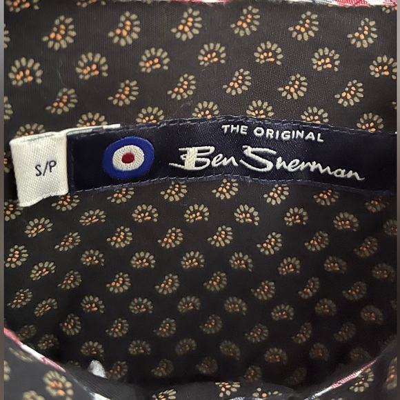 Ben Sherman Black Patterned Dress Shirt - Picture 2 of 4